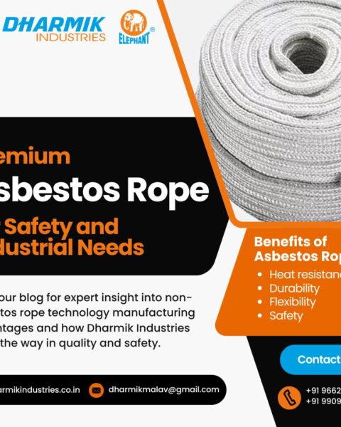 The Key Benefits of Asbestos Ropes India Premium Asbestos Rope for Safety and Industrial Needs