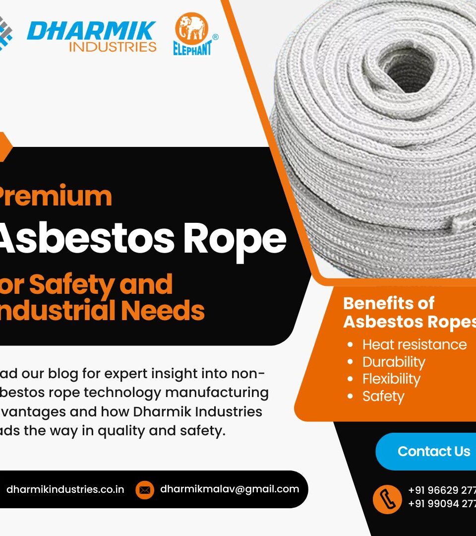 Premium Asbestos Rope for Safety and Industrial Needs