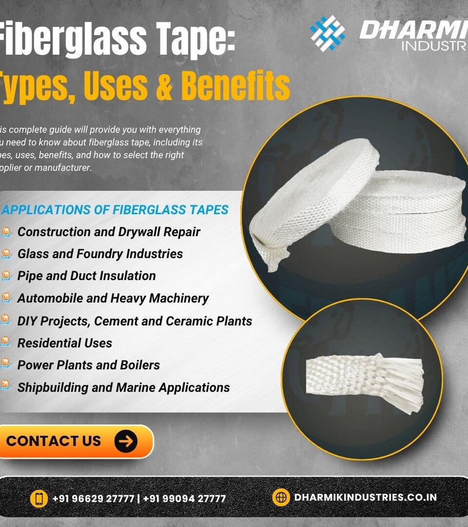 Complete Guide to Fiberglass Tape Types, Uses & Benefits